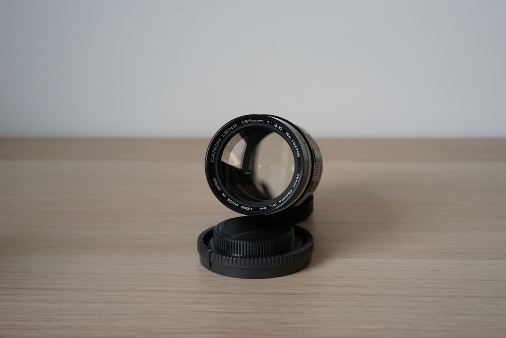 Objectif Canon 135mm f3.5 LTM + Adaptateur Leica M Revisé