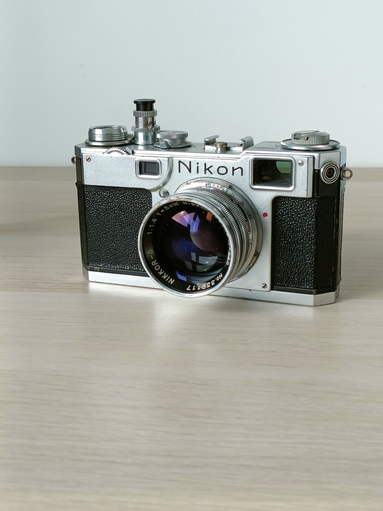 Nikon S2 Early Model + Nikkor S.C 50 Mm F/1,4 - Télémètre Argenté - Occasion NEUF+